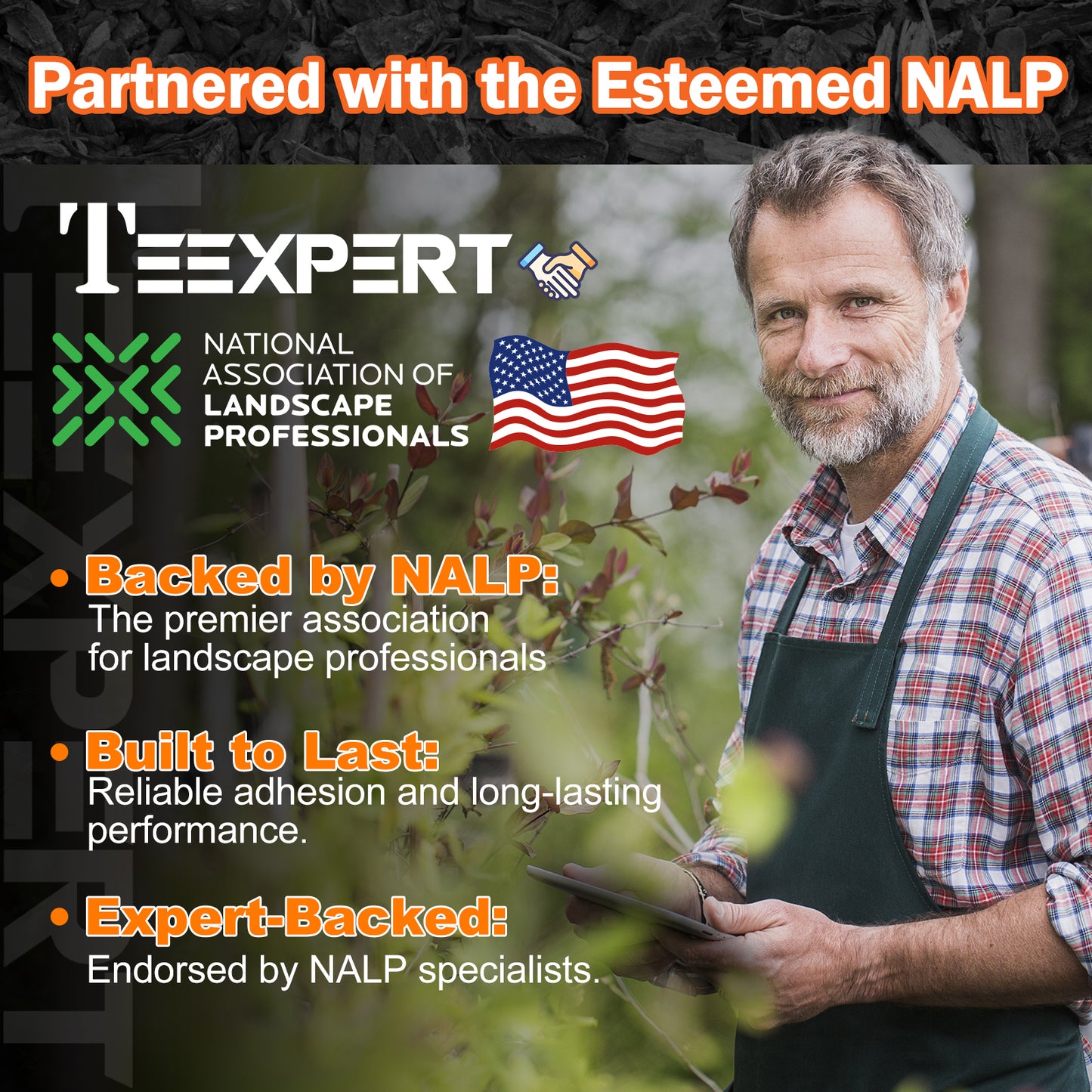 Teexpert Mulch Glue - Mulch Glue for Landscaping