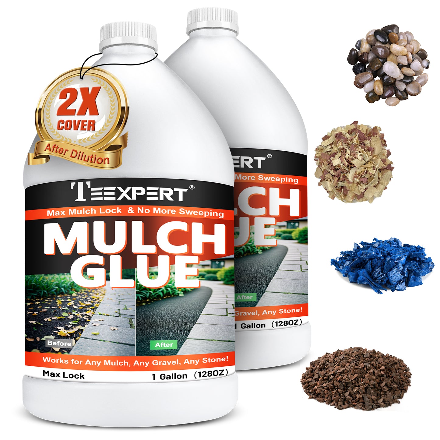 Teexpert Mulch Glue - Mulch Glue for Landscaping