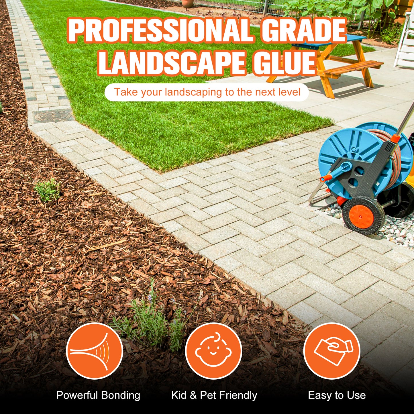Teexpert Mulch Glue - Mulch Glue for Landscaping