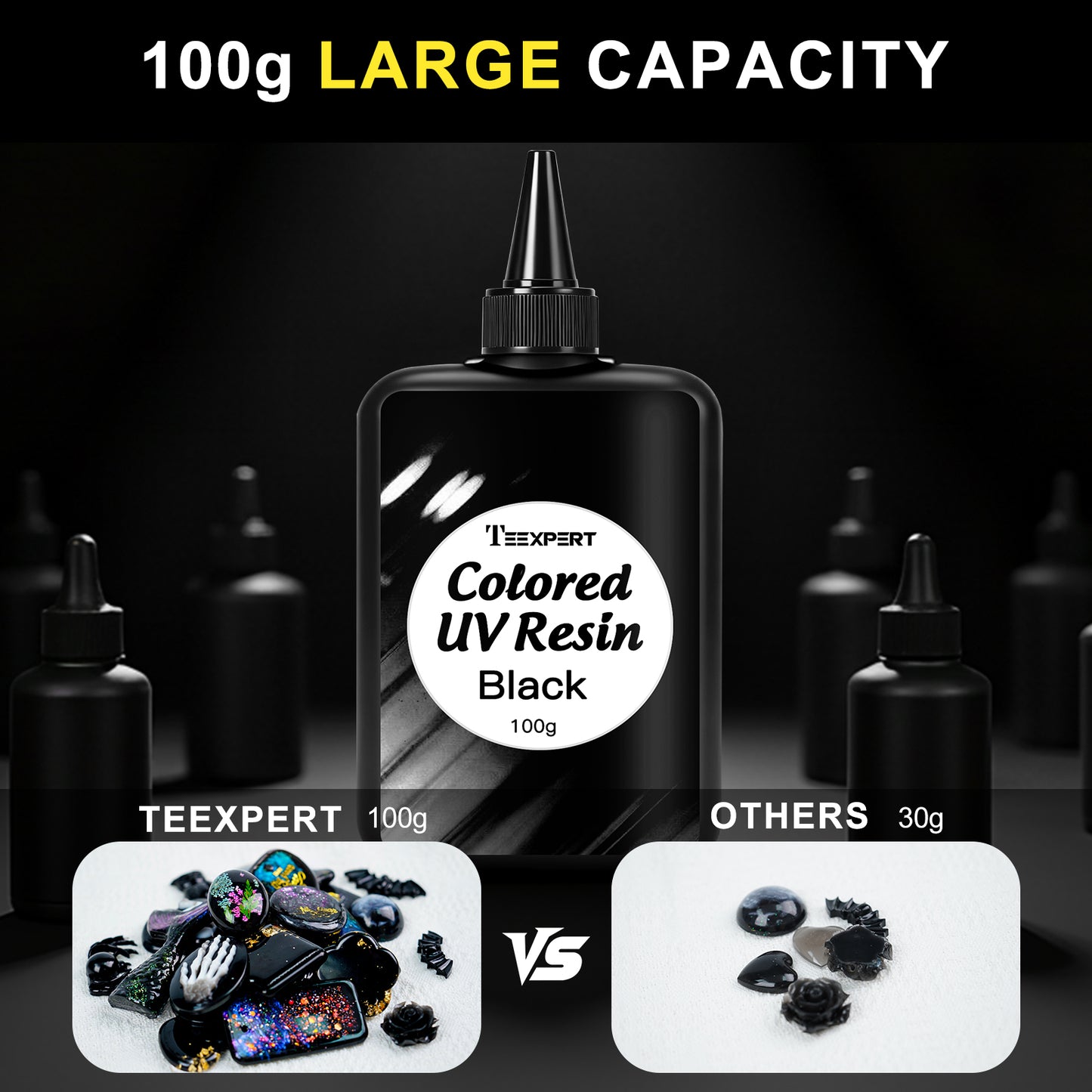Teexpert UV Resin - Black - 200g