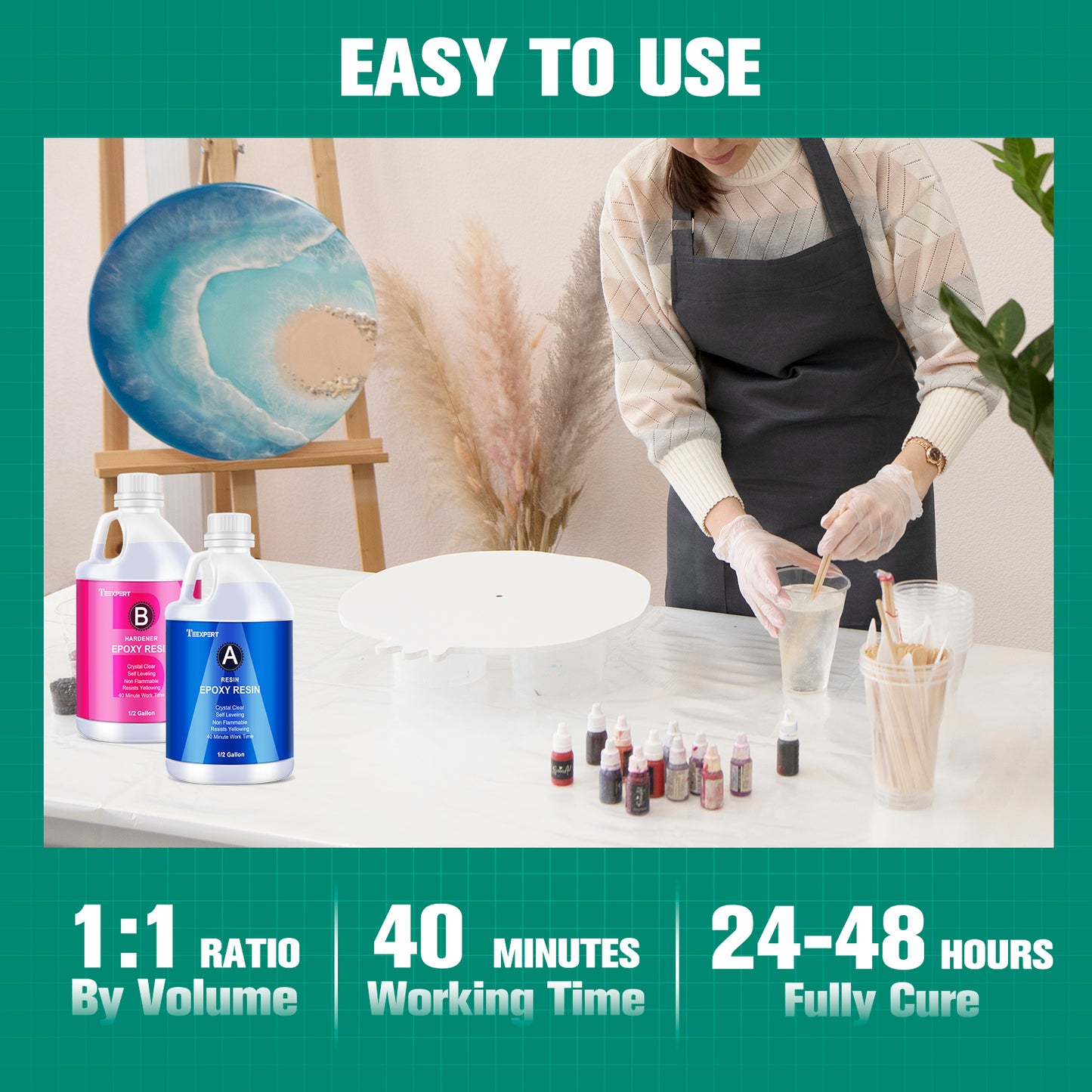 Teexpert Classic Epoxy Resin - Casting and Coating Resin