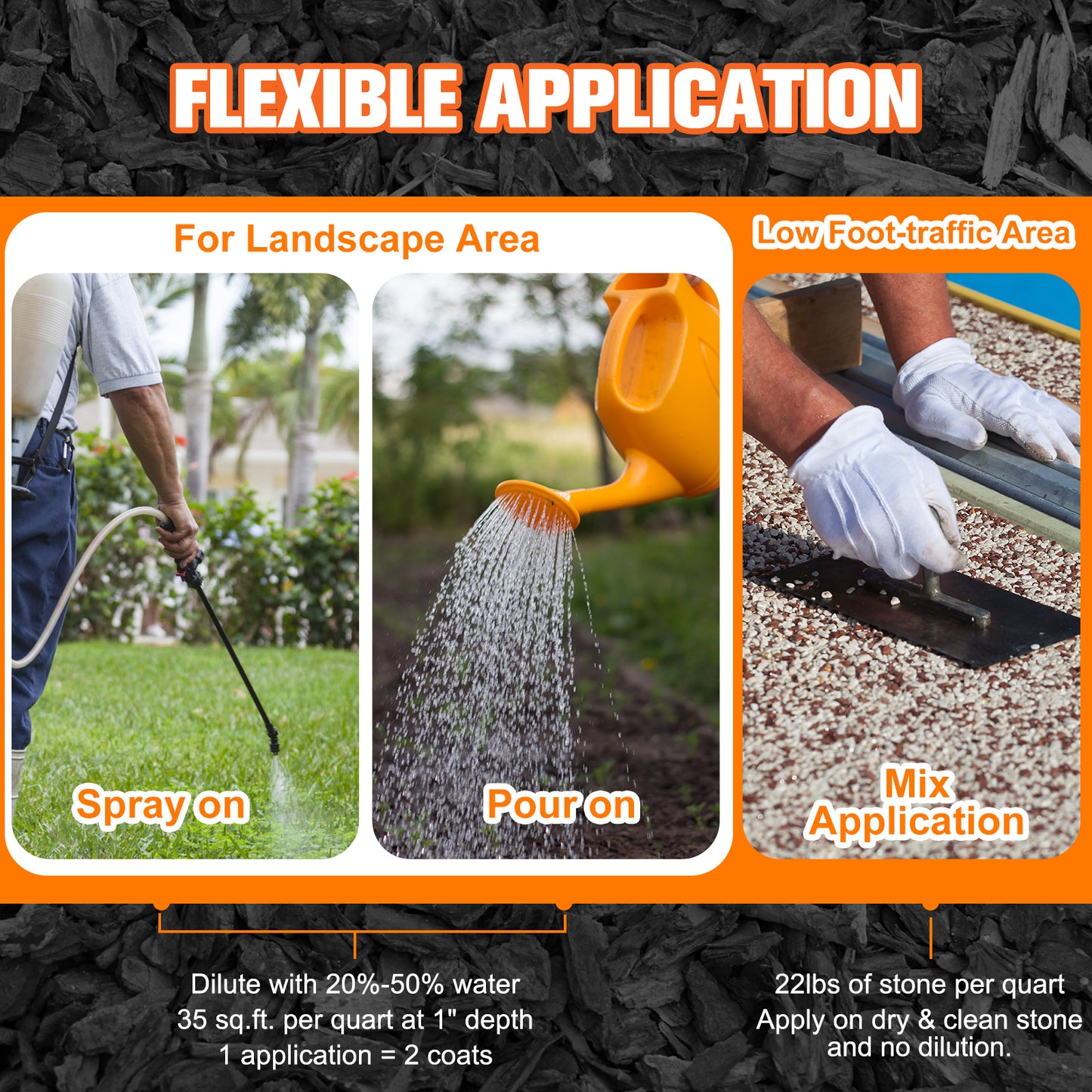 Teexpert Mulch Glue - Mulch Glue for Landscaping