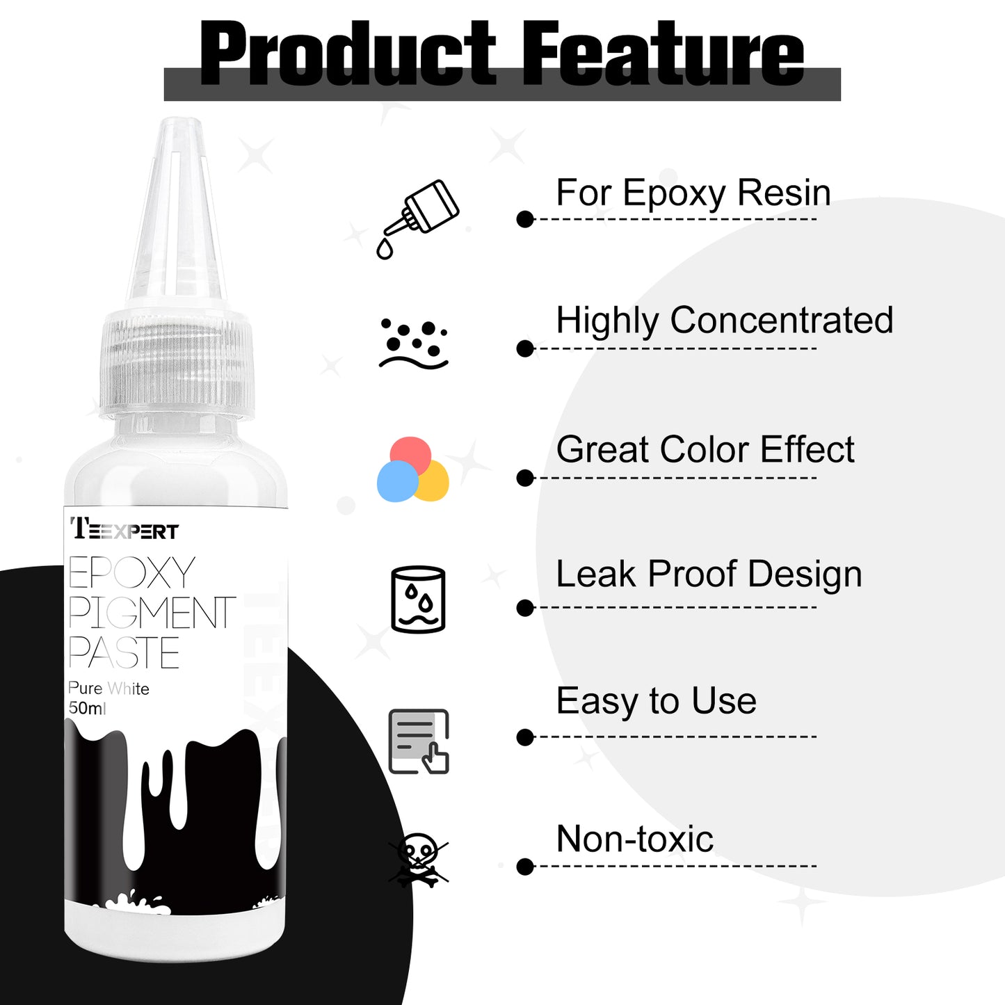 Teexpert Epoxy Pigment Paste - each bottle 50ml