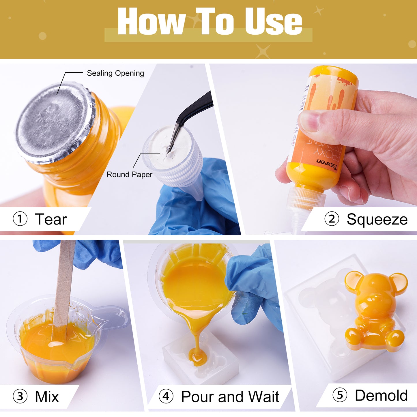 Teexpert Epoxy Pigment Paste - each bottle 50ml