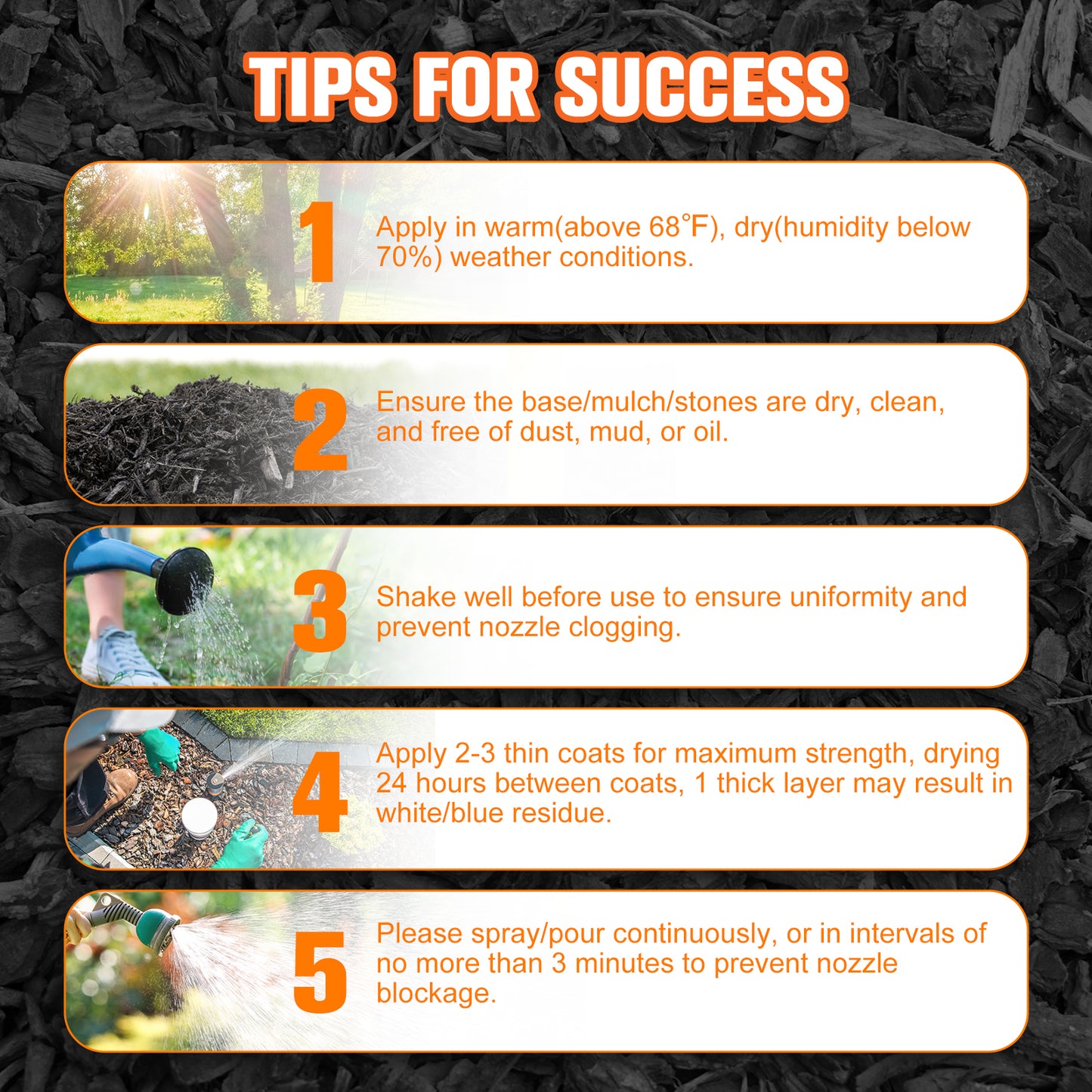 Teexpert Mulch Glue - Mulch Glue for Landscaping