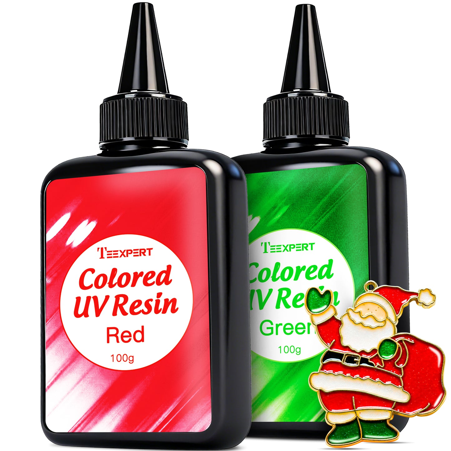Teexpert UV Resin - Opaque Red & Green  - 200g