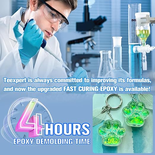 Teexpert Fast Curing Epoxy Resin - Casting and Coating Resin
