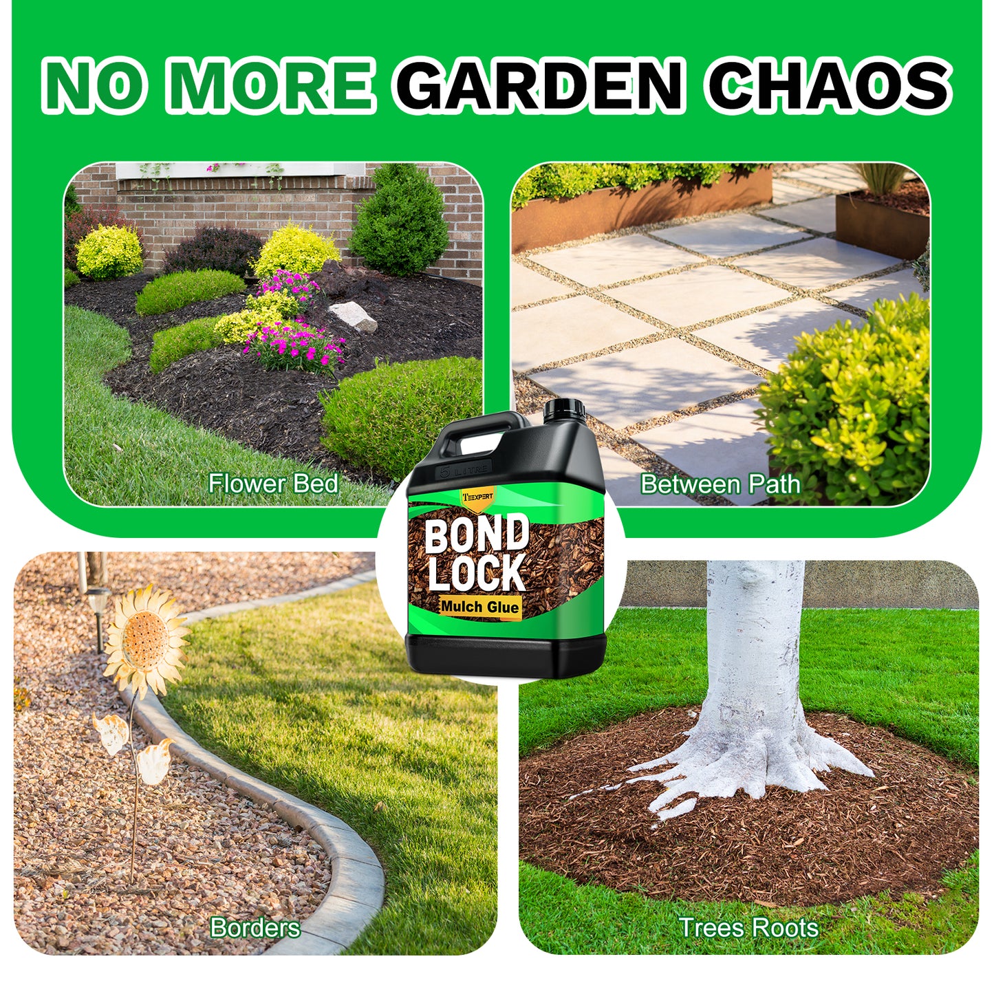 Teexpert BONDLOCK Rock Glue for Landscaping - 166OZ,