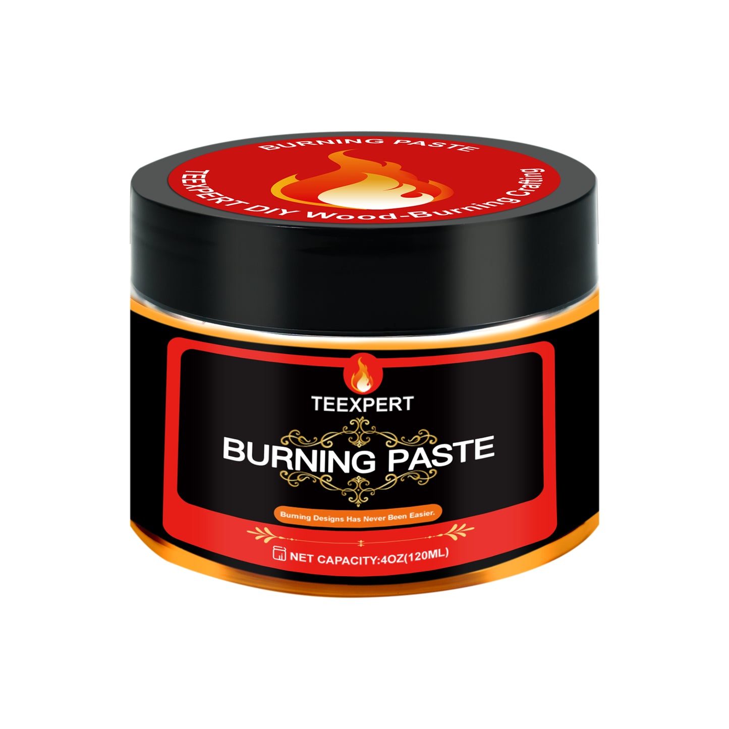 Teexpert Burning Paste - 4OZ Torch wood burning Paste