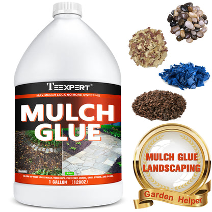 Teexpert Mulch Glue - Mulch Glue for Landscaping