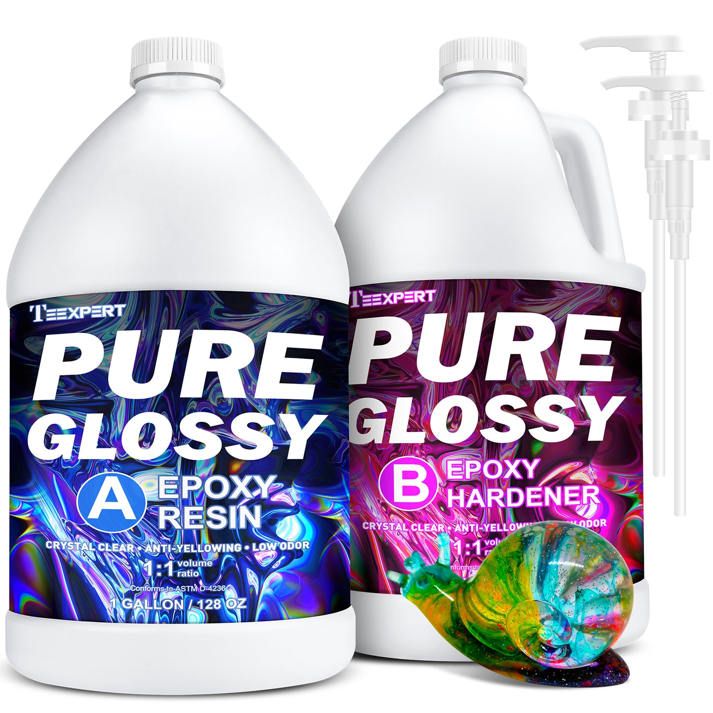 Teexpert Pure Glossy Epoxy Resin Kit - 30 oz