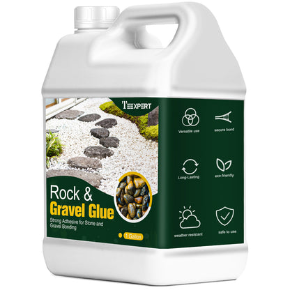 Teexpert Rock Glue - 1 Gallon Rock Glue for Landscaping