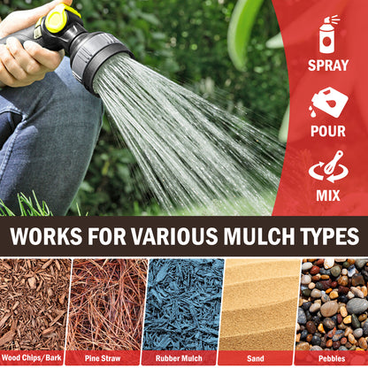 Teexpert Mulch Glue - 1 Gallon Mulch Glue for Landscaping (50% More Powerful)