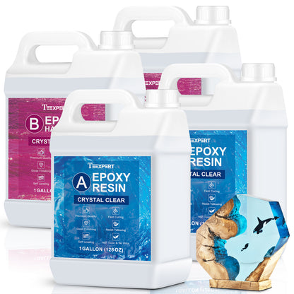 Teexpert Crystal Clear Epoxy Resin - Casting and Coating resin