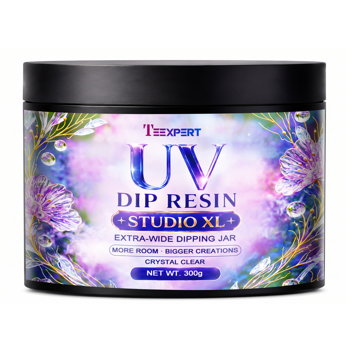 Teexpert UV Dip Resin for Wire Flowers Kit - 200g/300g
