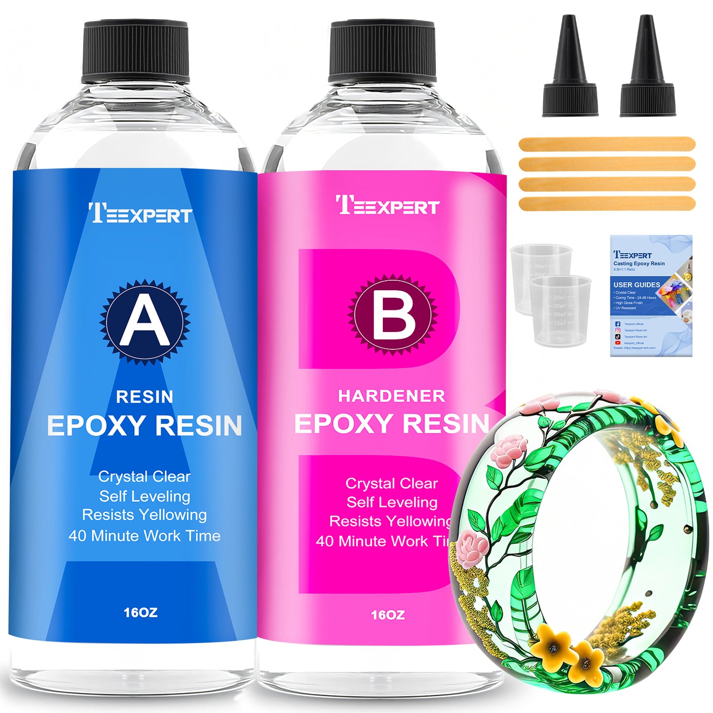 Teexpert Classic Epoxy Resin - 1 gallon casting and coating resin