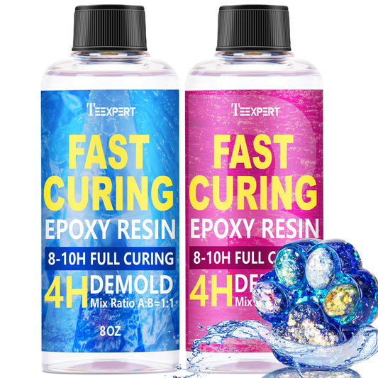 Teexpert Fast Curing Epoxy Resin - 16oz casting and coating resin