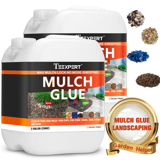 Teexpert Mulch Glue - 4 gallon Mulch Glue for Landscaping