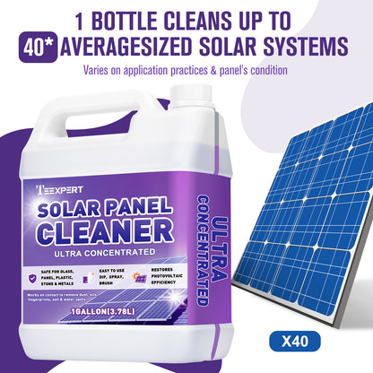 Teexpert Solar Panel Cleaner - Lavender Scent - 1Gallon Makes 600 Gallons