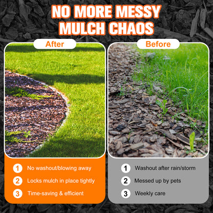 Teexpert Mulch Glue - 34oz Mulch Glue for Landscaping