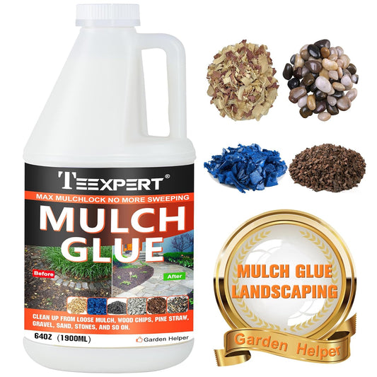 Teexpert Mulch Glue - 64oz Mulch Glue for Landscaping