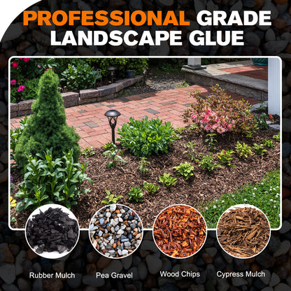 Teexpert Matte Look Rock Glue - Rock Glue for Landscaping