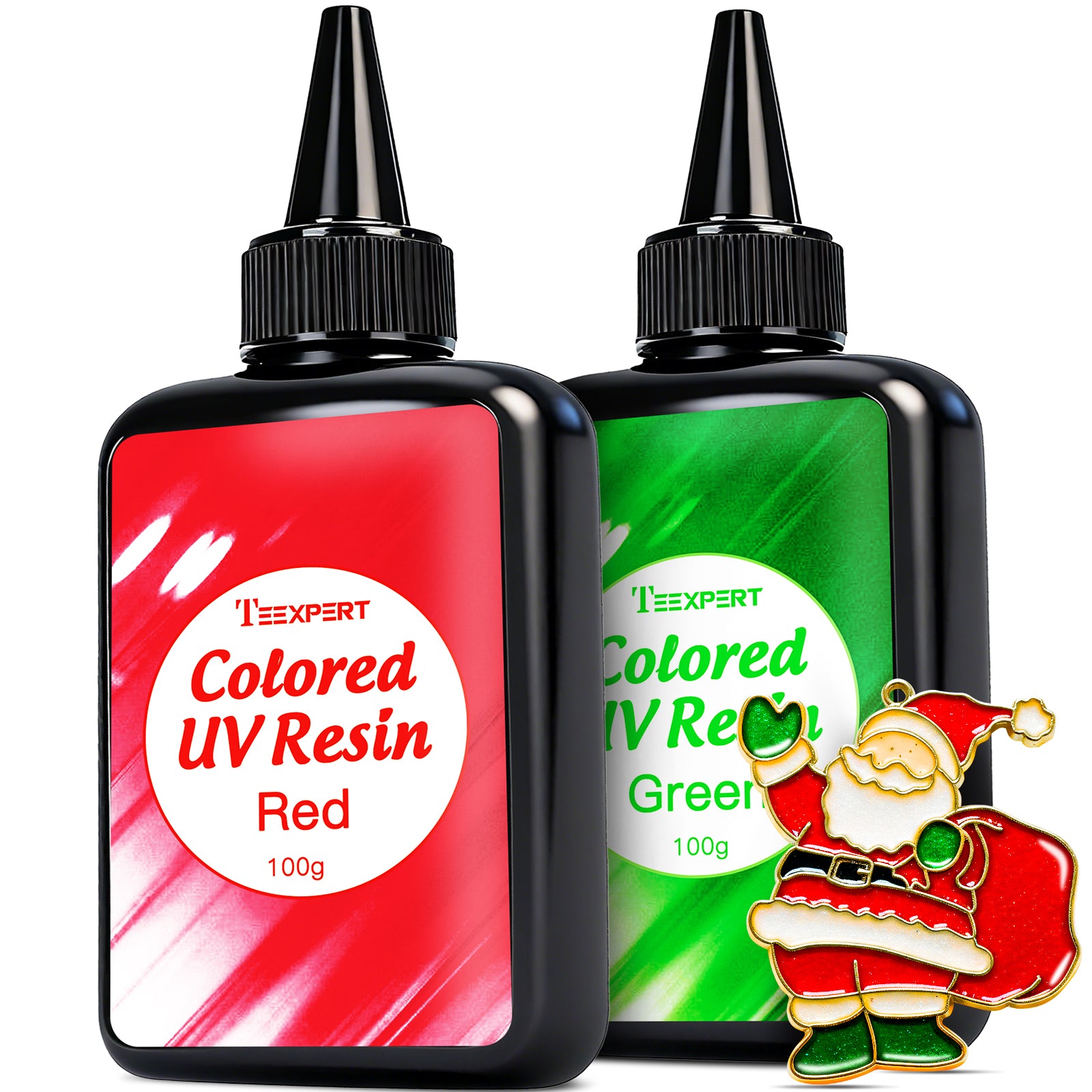 Teexpert UV Resin - Opaque Red & Green - 200g