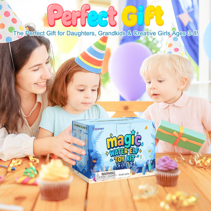 Teexpert Water Elf Toy Kit - 10 Colors - Magic Aqua Fairy Water Gel Kit for Kids