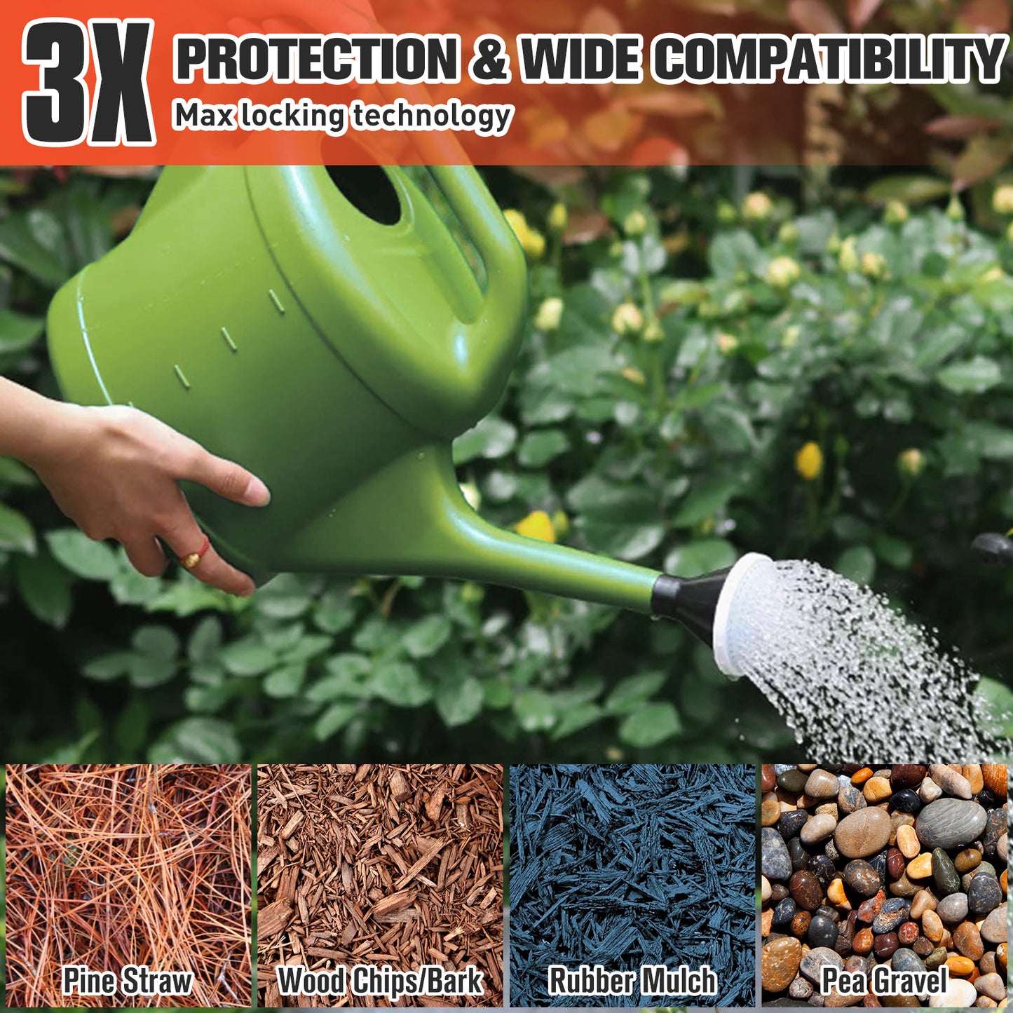 Teexpert Mulch Glue - 64oz Strong Mulch Glue (90% Upgraded Concentrated)