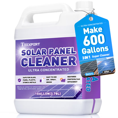 Teexpert Solar Panel Cleaner - Lavender Scent - 1Gallon Makes 600 Gallons