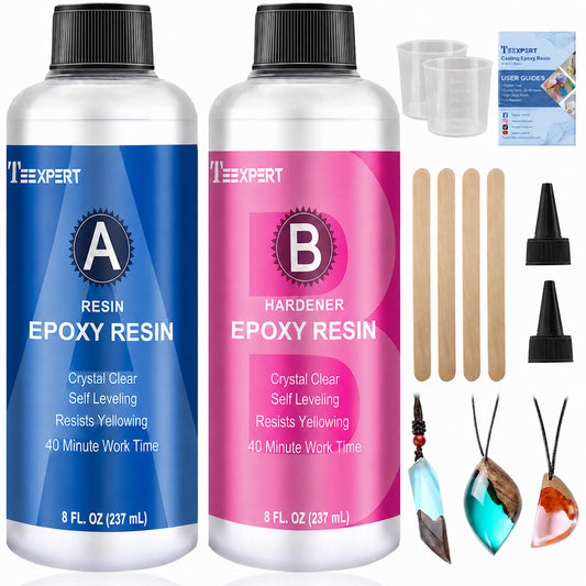 Teexpert Classic Epoxy Resin - Casting and Coating Resin - 16oz/32oz/64oz