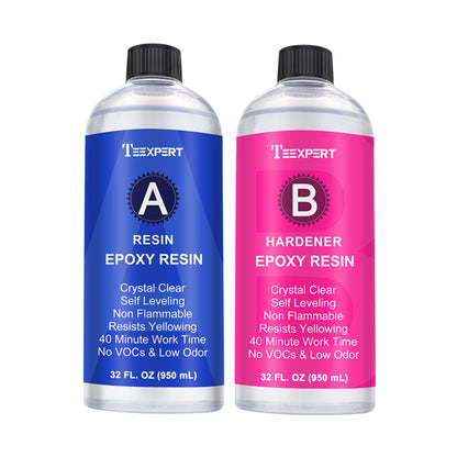 Teexpert Classic Epoxy Resin - 64OZ casting and coating resin