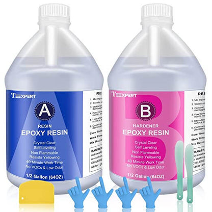 Teexpert Classic Epoxy Resin - 1 gallon casting and coating resin